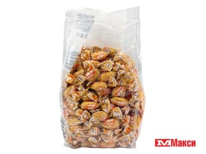 КАРАМЕЛЬ "РЫЖУХА" СО ВКУСОМ КОФЕ И СЛИВОК 1КГ (АККОНД)