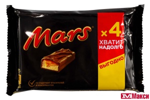 ШОКОЛАДНЫЕ БАТОНЧИК "MARS" МУЛЬТИУПАКОВКА 162Г (МАРС)