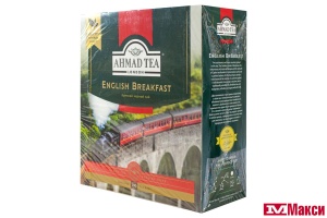ЧАЙ "AHMAD" АНГЛИЙСКИЙ ЗАВТРАК ЧЕРНЫЙ 100 ПАКЕТИКОВ