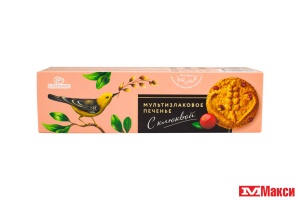 ПЕЧЕНЬЕ "МУЛЬТИЗЛАКОВОЕ" 120Г В АССОРТИМЕНТЕ  (СЛАДОНЕЖ)(с клюквой)