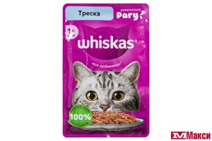 КОРМ ДЛЯ КОШЕК "ВИСКАС" 75Г ФОЛЬГА(треска рагу)