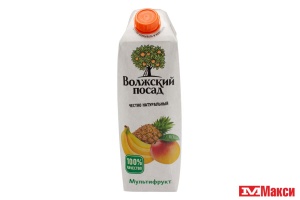 НЕКТАР "ВОЛЖСКИЙ ПОСАД" МУЛЬТИФРУКТОВЫЙ 1Л