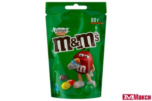 ДРАЖЕ "M&M'S" СОЛЕНЫЙ АРАХИС 80Г (МАРС)
