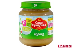 ПЮРЕ "САДЫ ПРИДОНЬЯ" ЯБЛОКО 120Г СТ/Б
