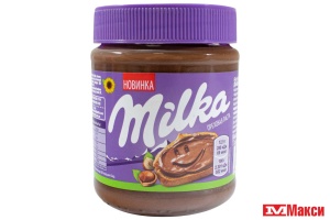 ПАСТА "МИЛКА" ОРЕХОВАЯ С ДОБАВЛЕНИЕМ КАКАО 350Г (МОН' ДЭЛИС РУСЬ)