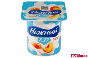 ПРОДУКТ ЙОГУРТНЫЙ С СОКОМ "НЕЖНЫЙ" 1,2% 100Г (CAMPINA) (БЗМЖ)(персик)