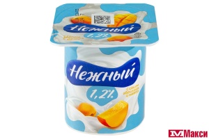 ПРОДУКТ ЙОГУРТНЫЙ С СОКОМ "НЕЖНЫЙ" 1,2% 100Г (CAMPINA) (БЗМЖ)(абрикос-манго)