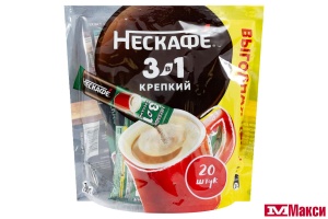 КОФЕЙНЫЙ НАПИТОК "NESCAFE" 3В1 14,5ГХ20ШТ (NESTLE)(крепкий)