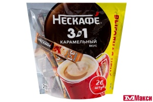 КОФЕЙНЫЙ НАПИТОК "NESCAFE" 3В1 14,5ГХ20ШТ (NESTLE)(карамельный вкус)