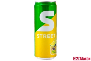 НАПИТОК СИЛЬНОГАЗИРОВАННЫЙ "STREET" 0,33Л Ж/Б (ОЧАКОВО)
