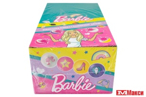жевательная резинка "barbie" с клубничным джемом и принтом 6г (конфитой)