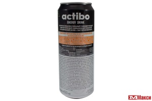 энерг.напиток "actibo" natural energy тропический микс газ. 0,45л ж/б