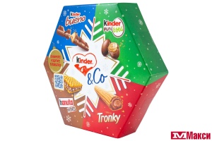 НГ: НОВОГ.ПОДАРОК (FERRERO) "КИНДЕР" HAPPY SNACK 174Г
