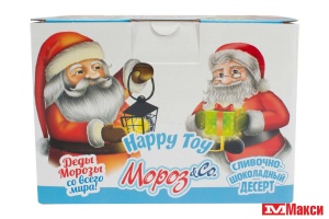 ЯЙЦО "HAPPY TOY" C ДЕСЕРТОМ И ИГРУШКОЙ 20Г (DANLI)