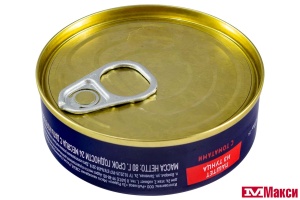 ПАШТЕТ "FISH POINT" ИЗ ФИЛЕ ТУНЦА ПОЛОСАТОГО С ТОМАТАМИ 80Г Ж/Б (ЗА РОДИНУ)