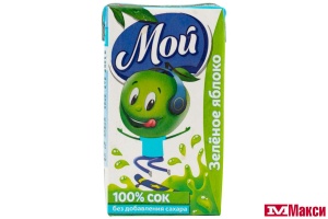 ДЕТСКОЕ ПИТАНИЕ СОК "МОЙ" 125МЛ (САДЫ ПРИДОНЬЯ) (зеленое яблоко)