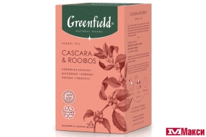 НАПИТОК ЧАЙНЫЙ "GREENFIELD" NATURAL TISANE CASCARA&ROOIBOS 20ПИРАМИДОК (ОРИМИ-ТРЭЙД) 