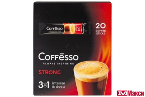 НАПИТОК КОФЕЙНЫЙ "COFFESSO" STRONG 3В1 20Х15Г (МАЙ) 