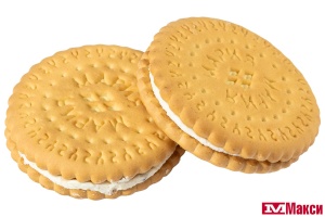 ПЕЧЕНЬЕ "МАРИЯ" СО СЛИВОЧНЫМ КРЕМОМ (СЛАДКАЯ СЛОБОДА)