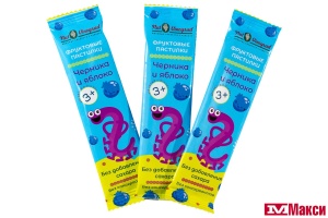 ПАСТИЛА ФРУКТОВАЯ 15Г (NUT VINOGRAD)(яблоко и черника)