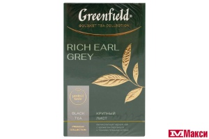 ЧАЙ "GREENFIELD" РИЧ ЭРЛ ГРЕЙ ЧЕРНЫЙ 100Г (ОРИМИ-ТРЭЙД)