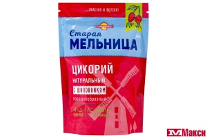 ЦИКОРИЙ РАСТВОРИМЫЙ "СТАРАЯ МЕЛЬНИЦА" С ШИПОВНИКОМ 85Г ПАКЕТ (РУССКИЙ ПРОДУКТ)