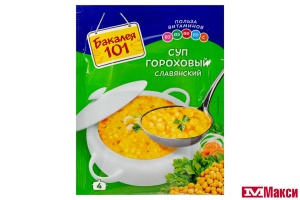 СУП "БАКАЛЕЯ 101" ГОРОХОВЫЙ СЛАВЯНСКИЙ 65Г (РУССКИЙ ПРОДУКТ)