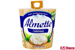 СЫР ТВОРОЖНЫЙ "АЛЬМЕТТЕ" СЛИВОЧНЫЙ 60% 150Г (HOCHLAND) (БЗМЖ)