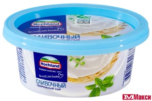 СЫР ТВОРОЖНЫЙ "ХОХЛАНД" СЛИВОЧНЫЙ 60% 140Г (HOCHLAND) (БЗМЖ)