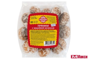 ПРЯНИКИ "С ВИШНЕВОЙ НАЧИНКОЙ" 350Г (ВОЛОГЖАНКА)