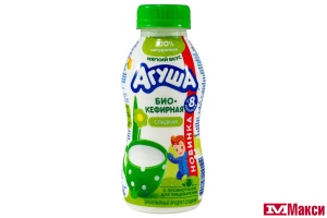 ПРОДУКТ БИОКЕФИРНЫЙ "АГУША" СЛАДКИЙ 2,9% 180Г (БЗМЖ) (ВБД) 
