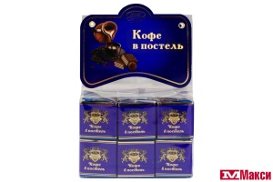 ВАФЛИ ГЛАЗИРОВАННЫЕ "КОФЕ В ПОСТЕЛЬ" С АРОМАТОМ ТРЮФЕЛЬ 210Г (АТАГ)