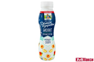 БИОЛАКТ ФРУКТОВЫЙ "ДОМИК В ДЕРЕВНЕ" ПЕРСИК 2,1% 260Г ПЭТ (ВБД) (БЗМЖ)