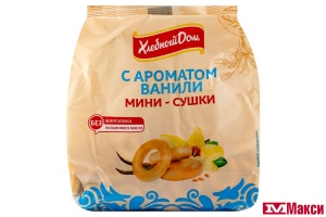 МИНИ-СУШКИ С АРОМАТОМ ВАНИЛИ 180Г (ХЛЕБНЫЙ ДОМ)