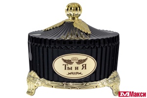 ШОКОЛАДНЫЕ КОНФЕТЫ "ТЫ И Я" 250Г ВАЗА (АТАГ)