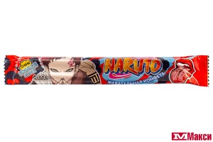 ЖЕВАТЕЛЬНАЯ КОНФЕТА "NARUTO" КИСЛАЯ СО ВКУСОМ КОЛЫ, АПЕЛЬСИНА И ЛАЙМА-МОХИТО 20Г