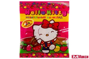 Ж/МАРМЕЛАД "HELLO KITTY" ВКУС МАЛИНЫ,ЕЖЕВИКИ,КЛУБНИКИ,ВИШНИ,АБРИКОСА,ЛИМОНА 70Г