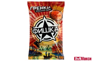 ГРЕНКИ "ФИШКА" ИКРА КРАСНАЯ 120Г