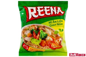 ЛАПША Б/П "REENA" ВЕГЕТАРИАНСКАЯ С ГРИБАМИ 65Г