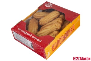 ПЕЧЕНЬЕ "ПАЛОЧКА" С КЛУБНИЧНОЙ НАЧИНКОЙ 350Г (ВОЛОГЖАНКА)