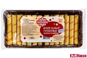 ТРУБОЧКИ ВАФЕЛЬНЫЕ "ВОЛОГЖАНКА" ВАРЕНАЯ СГУЩЕНКА 180Г