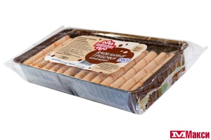 ТРУБОЧКИ ВАФЕЛЬНЫЕ "ВОЛОГЖАНКА" ШОКОЛАДНЫЕ 180Г