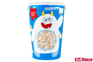ПОПКОРН ВОЗДУШНАЯ КУКУРУЗА "HAPPY CORN" С СОЛЬЮ 35Г