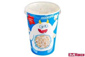 ПОПКОРН ВОЗДУШНАЯ КУКУРУЗА "HAPPY CORN" С СОЛЬЮ 35Г