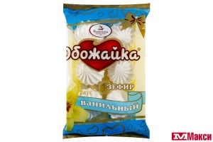 ЗЕФИР "ОБОЖАЙКА" ВКУС ВАНИЛЬНЫЙ 250Г (ВКФ)