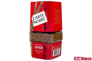 КОФЕ СУБЛИМИРОВАННЫЙ "CARTE NOIRE" VOYAGE AU JAPAN 90Г СТ/Б (JDE)