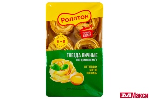 МАКПРОННЫЕ ИЗДЕЛИЯ "РОЛЛТОН" ГНЕЗДА 400Г