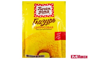 ГЛАЗУРЬ "ПЕЧЕМ ДОМА" ЦИТРУСОВАЯ 90Г (РУС.ПРОДУКТ)