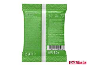 ЛАПША БЫСТРОГО ПРИГОТОВЛЕНИЯ С КУРИНЫМ БУЛЬОНОМ 60Г