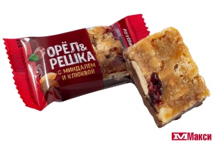 КОНФЕТЫ "ОРЕЛ И РЕШКА" С АРАХИСОМ,МИНДАЛЕМ,КЛЮКВОЙ (НЕВСКИЙ КОНДИТЕР)